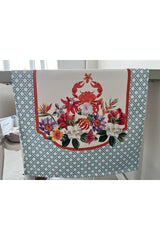 Runner Botanical Flower Crab Pattern Digital Board Printed