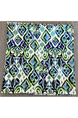 Cushion Cover with Watercolor Ikat Pattern and Digital Print