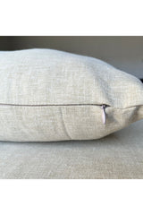 Embroidered Filament Basic Cotton Linen Cushion Cover