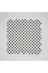 Puantiye Desenli Dijital Baskılı Kokteyl Peçetesi Yıkanabilir Lazer Kesimli