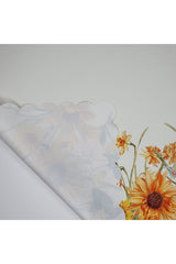 Elegant Watercolor Sunflower Design Laser Cut Fabric Oven Cover