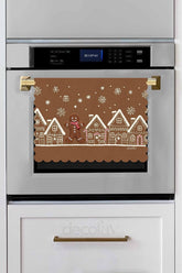 Şeker Kasabası Zencefilli Gingerbread Lazer Kesim Fırın Örtüsü - 43x55cm