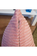 Luxury Stripe Corduroy Cushion Cover Olive Brown