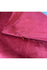 Pastel Gray Thai Feather Velvet Cushion Cover