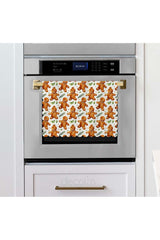 Watercolor Gingerman Patterned Laser Cut Oven Cover