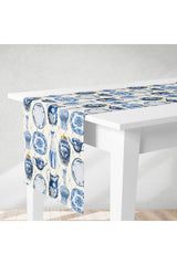 Runner Vintage Tile Vase Porcelain Patterned Digital Print