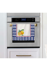 Decorative Edge Lemon Patterned Laser Cut Oven Cover