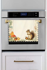 Forest Story – Squirrel and Acorn Laser Cut Oven Cover