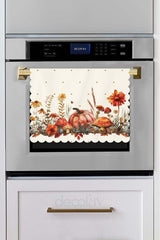 Watercolor Autumn Pumpkin Themed Laser Cut Baking Mat 43x55cm