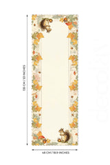 Forest Story – Squirrel and Acorn Laser Cut Runner