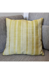 İpliği Boyalı Jakar Dokuma Kumaş Kırlent Kılıfı Lüks ve Elegant Stil