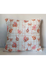 Plaid Gingerman Christmas Cookie Design Cushion Cover