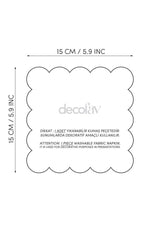 Seyrek Ginkgo Yaprak Tasarımlı Nakış Kenar Kokteyl Peçetesi 1 Adet