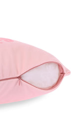 See Good Positive Message Pink Text Cushion Cover – 43x43cm