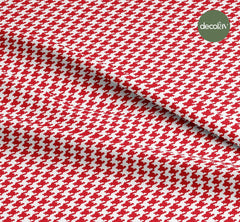 Houndstooth Patterned Digital Printed Fabric