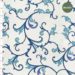 Abstract Tile Floral Pattern Digital Printed Fabric