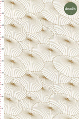 Chinese Style Umbrella Patterned Digital Printed Fabric