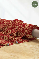 Traditional Chinese Style Geometric Pattern Digital Printed Fabric