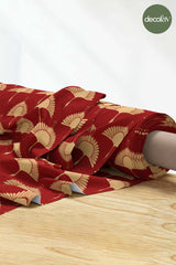 Traditional Chinese Style Stork Pattern Digital Printed Fabric