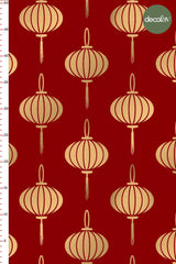 Digital Printed Fabric with Traditional Chinese Style Decoration Pattern