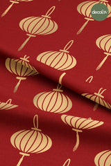 Digital Printed Fabric with Traditional Chinese Style Decoration Pattern