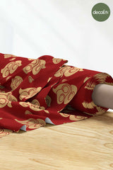 Traditional Chinese Style Cloud Pattern Digital Printed Fabric