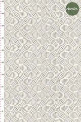 Geometric Chain Pattern Digital Printed Fabric