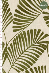 Large Tropical Leaves Texture Effect Digital Printed Fabric