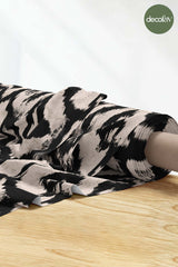 Wild Brush Pattern Digital Printed Fabric