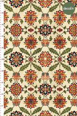 Palace Garden Floral Motif Digital Printed Fabric