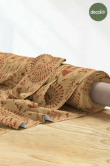 Tribal Ethnic Story Patterned Digital Printed Fabric