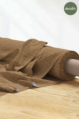 Digitally Printed Fabric with Wicker Texture Effect