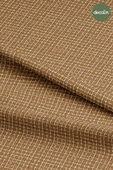 Digitally Printed Fabric with Wicker Texture Effect