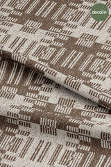 Ethnic Square Geometric Patterned Digital Printed Fabric
