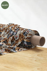 3D Nakış Efektli Dijital Baskılı Köpek Tasarımlı Kumaş