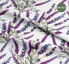 Lavender Patterned Digital Printed Fabric