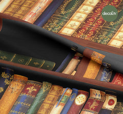 Historical Hardcover Bookshelf Pop Art Patterned Digital Printed Fabric