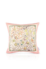 Morris Style Girl Portrait Velvet Fabric Digital Printed Cushion Cover