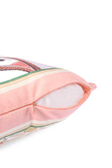 Morris Style Girl Portrait Velvet Fabric Digital Printed Cushion Cover