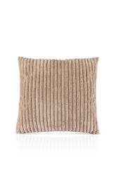 Mink Ribbed Plush Cushion Cover – Soft and Comfortable