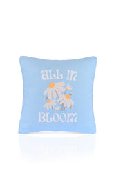 All in Bloom Daisy Patterned Blue Cushion Cover – 43x43cm