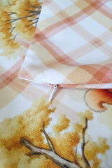 Sonbahar Yolculuğu Vintage Kamyonetli Kırlent Kılıfı - 43x43cm