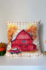 Pumpkin Road – Çiftlik Sonbahar Kırlent Kılıfı Dijital Baskılı 43x43cm