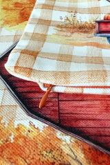 Pumpkin Road – Çiftlik Sonbahar Kırlent Kılıfı Dijital Baskılı 43x43cm