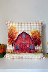 Pumpkin Road – Çiftlik Sonbahar Kırlent Kılıfı Dijital Baskılı 43x43cm