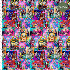 Mexican Pink Dream Pattern Digital Printed Fabric