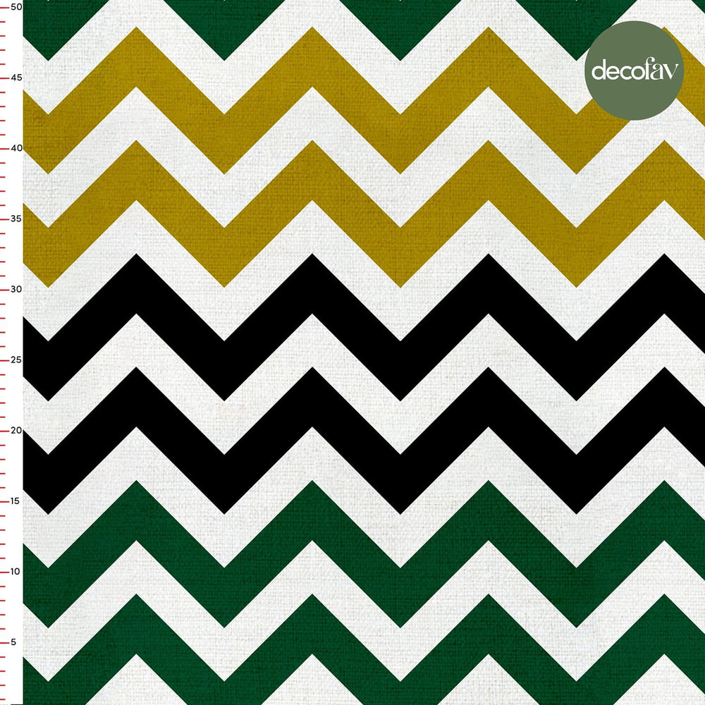 Renkli Zigzag Desenli Dijital Baskılı Kumaş - Decofav | Kırlent, Sofra Tekstili, Kumaş