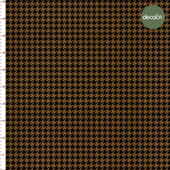 Kazayağı Şıklığı Siyah Kahve Harmanı Desenli Dijital Baskılı Kumaş - Decofav | Kırlent, Sofra Tekstili, Kumaş