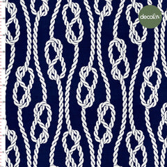 Halat Marin Desenli Dijital Baskılı Kumaş