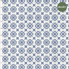Çini Geometrik Fayans Desenli Dijital Baskılı Kumaş - Decofav | Kırlent, Sofra Tekstili, Kumaş